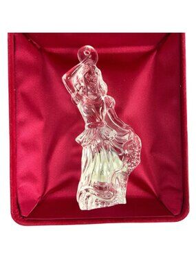 Waterford Crystal 12 Days Of Christmas Ornament 9 Ladies Dancing 2003 Box Pouch
